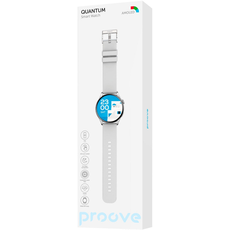 Смарт-годинник Proove Quantum silver