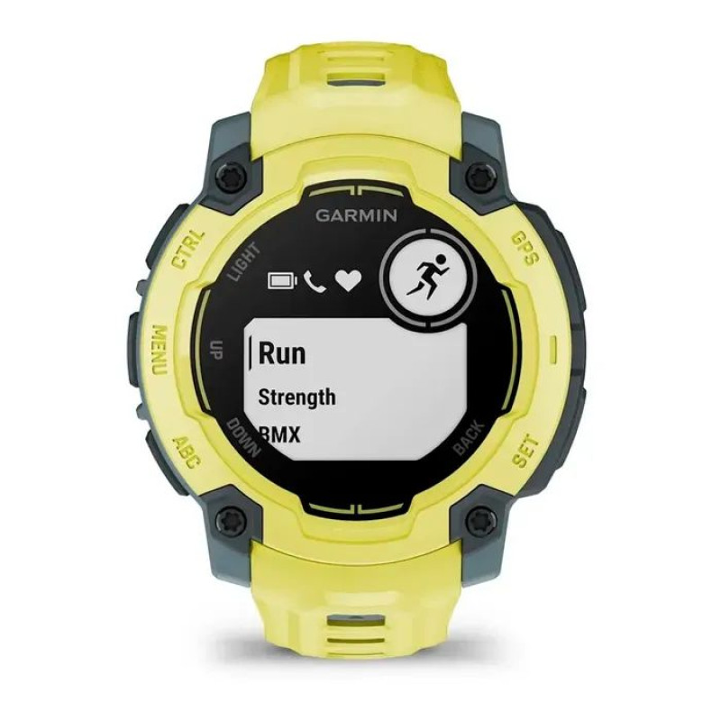 Смарт-годинник Garmin Instinct E 45mm Electric Lime with Electric Lime Band (010-02933-01)