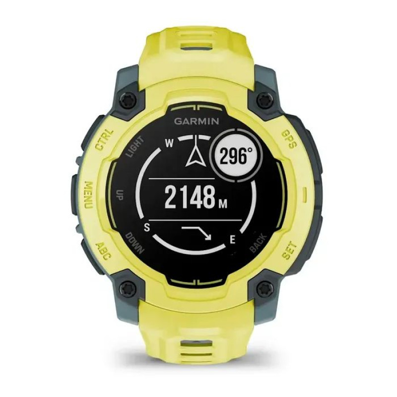 Смарт-годинник Garmin Instinct E 45mm Electric Lime with Electric Lime Band (010-02933-01)