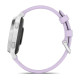 Смарт-годинник Garmin Lily 2 Active Silver with Purple Jasmine Silicone Band (010-02891-01)