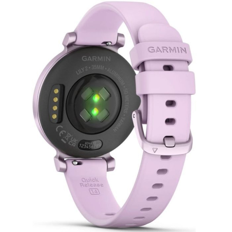 Смарт-годинник Garmin Lily 2 Metallic Lilac with Lilac Silicone Band (010-02839-01)