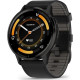 Смарт-годинник Garmin Venu 3 Slate S. Steel Bezel w. Black Case and Leather Band (010-02784-52)