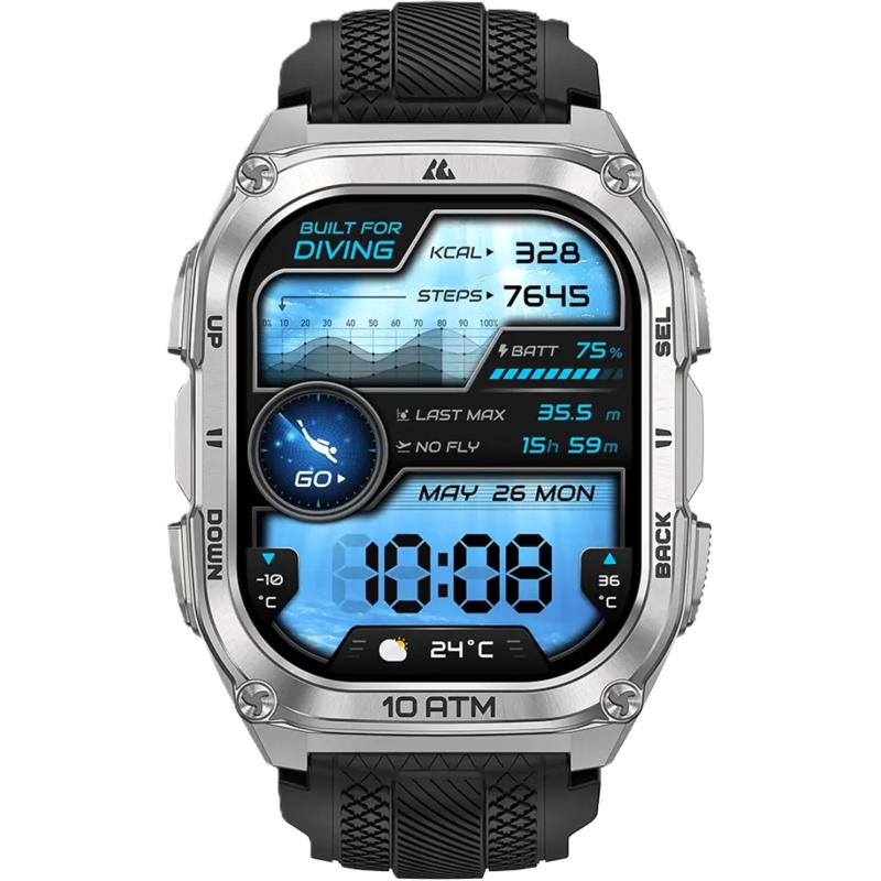 Смарт-годинник KOSPET TANK M4 SILVER