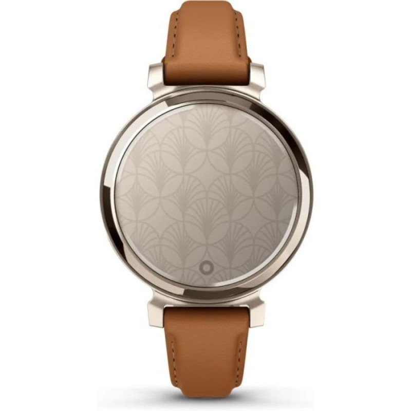 Смарт-годинник Garmin Lily 2 Cream Gold with Tan Leather Band (010-02839-60)
