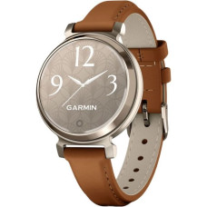 Смарт-годинник Garmin Lily 2 Cream Gold with Tan Leather Band (010-02839-60)