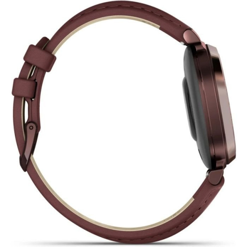Розумний годинник Garmin Lily 2 Dark Bronze with Mulberry Leather Band (010-02839-61)