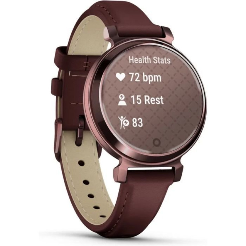 Розумний годинник Garmin Lily 2 Dark Bronze with Mulberry Leather Band (010-02839-61)