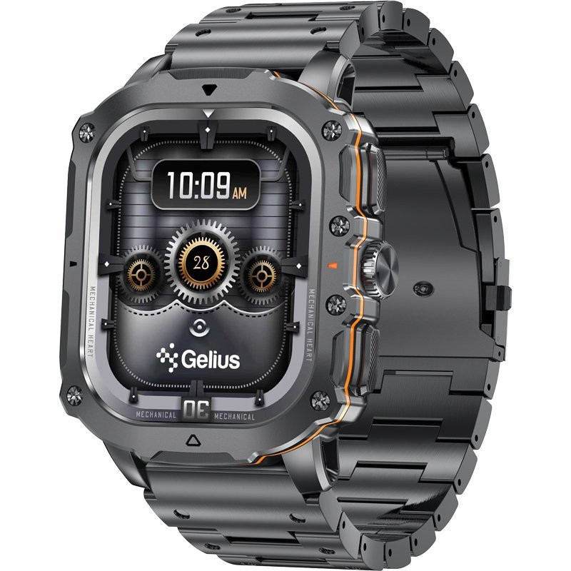 Смарт-годинник Gelius Pro GP-SW016 (Tactical Heavy) Black Chrome