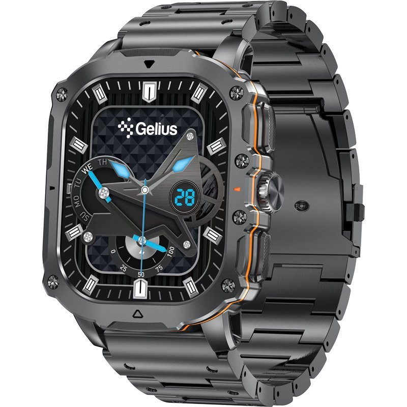 Смарт-годинник Gelius Pro GP-SW016 (Tactical Heavy) Black Chrome