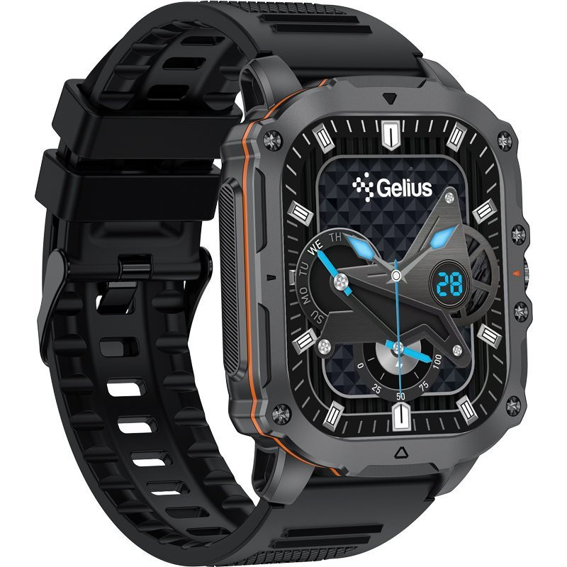 Смарт-годинник Gelius Pro GP-SW016 (Tactical Heavy) Black Chrome