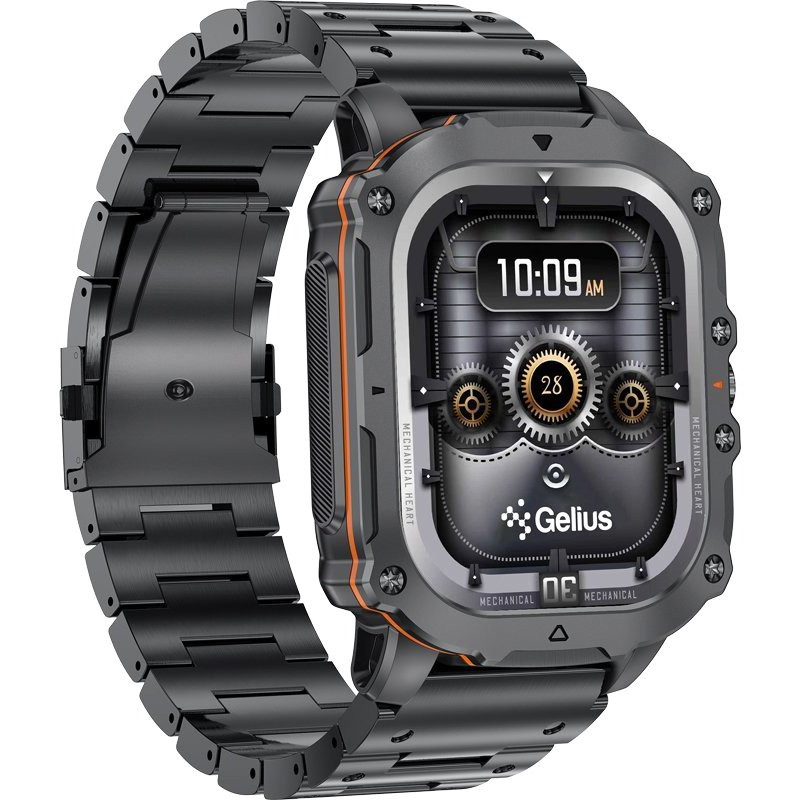 Смарт-годинник Gelius Pro GP-SW016 (Tactical Heavy) Black Chrome