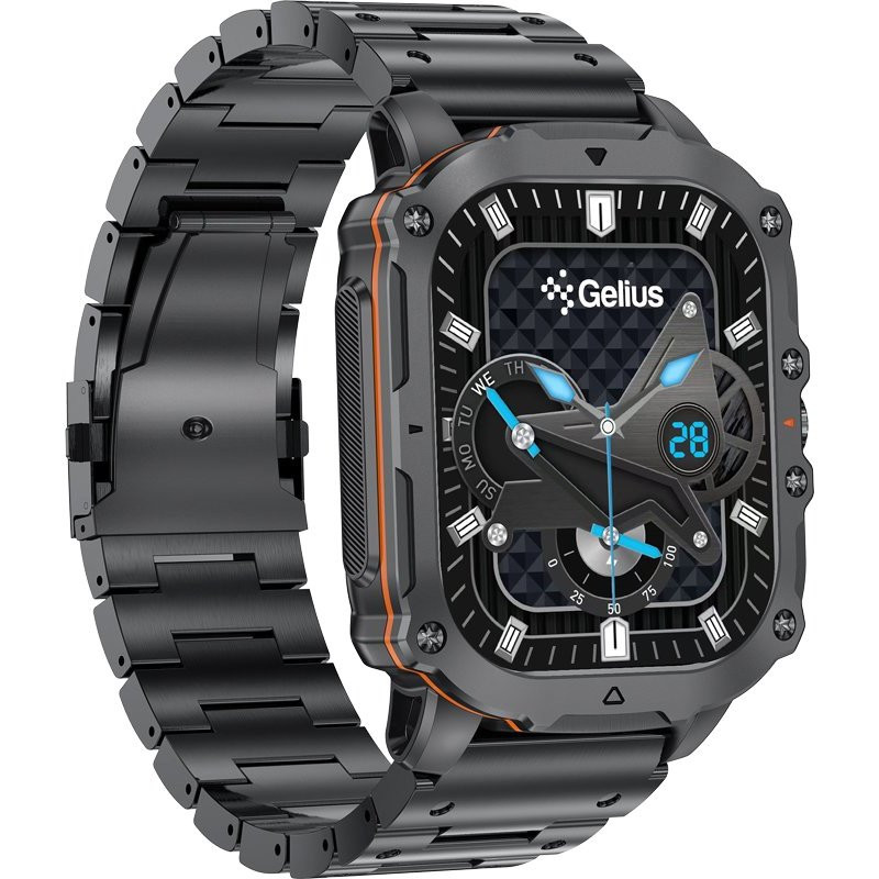Смарт-годинник Gelius Pro GP-SW016 (Tactical Heavy) Black Chrome