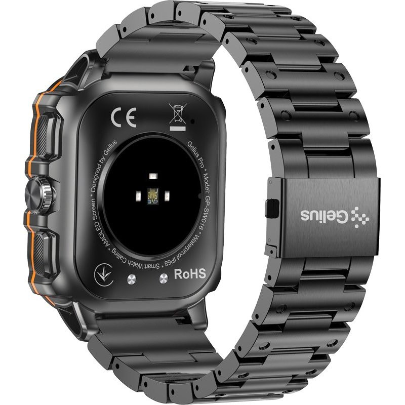 Смарт-годинник Gelius Pro GP-SW016 (Tactical Heavy) Black Chrome
