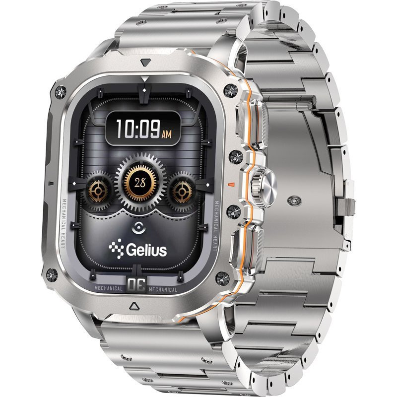 Смарт-годинник Gelius Pro GP-SW016 (Tactical Heavy) Silver Titan