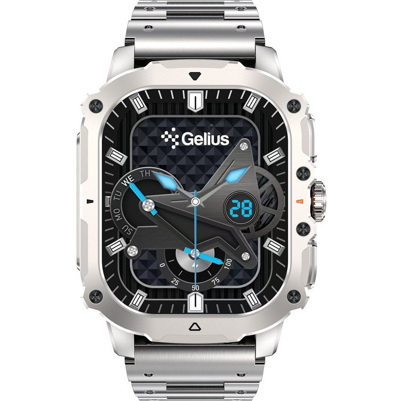 Смарт-годинник Gelius Pro GP-SW016 (Tactical Heavy) Silver Titan