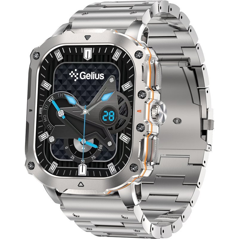 Смарт-годинник Gelius Pro GP-SW016 (Tactical Heavy) Silver Titan