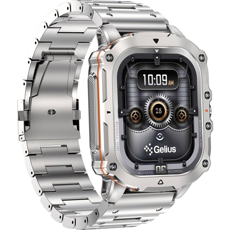 Смарт-годинник Gelius Pro GP-SW016 (Tactical Heavy) Silver Titan