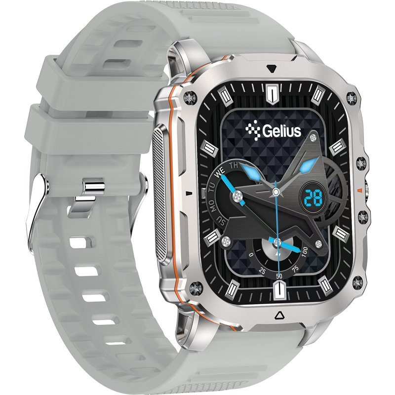 Смарт-годинник Gelius Pro GP-SW016 (Tactical Heavy) Silver Titan