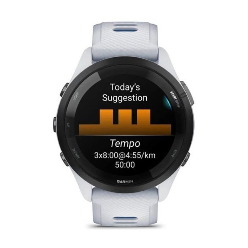 Смарт-годинник Garmin Forerunner 265, Whitestone, GPS (010-02810-11)