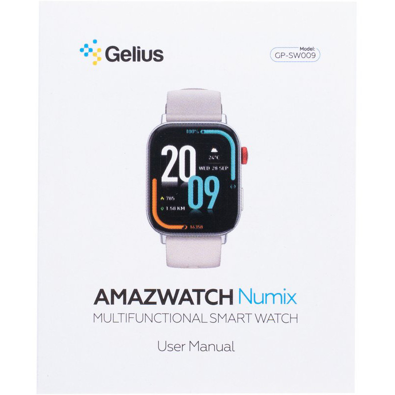 Смарт-годинник Gelius Pro GP-SW009 Amazwatch Numix Black