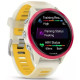 Смарт-годинник Garmin Forerunner570 Raspberry Aluminum with Translucent Bone/Mango 42мм (010-02970-02)