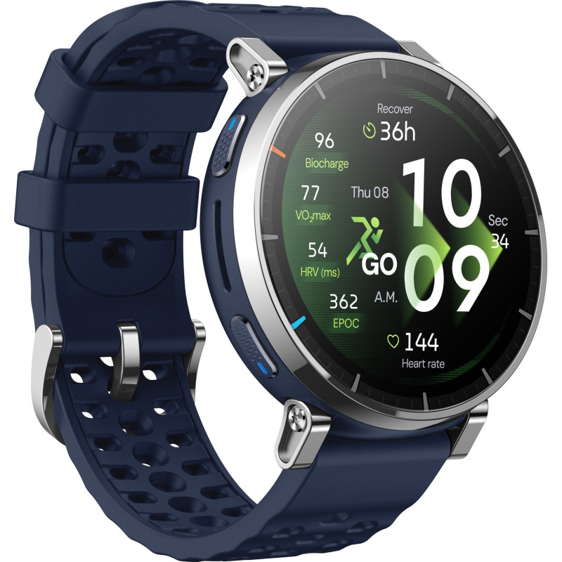 Смарт-годинник Amazfit Active 3 Premium Atlas Blue (W2559GL2N)