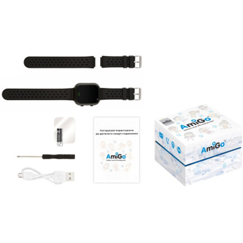 Смарт-годинник Amigo GO009 Black (996382)