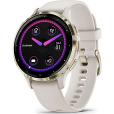 Смарт-годинник Garmin Venu 3S, Ivory + Soft Gold, GPS (010-02785-04)