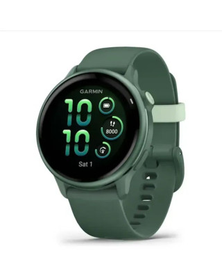 Смарт-годинник Garmin Vivoactive 6 Metallic Jasper Green with Jasper Green Band (010-02985-02/42)