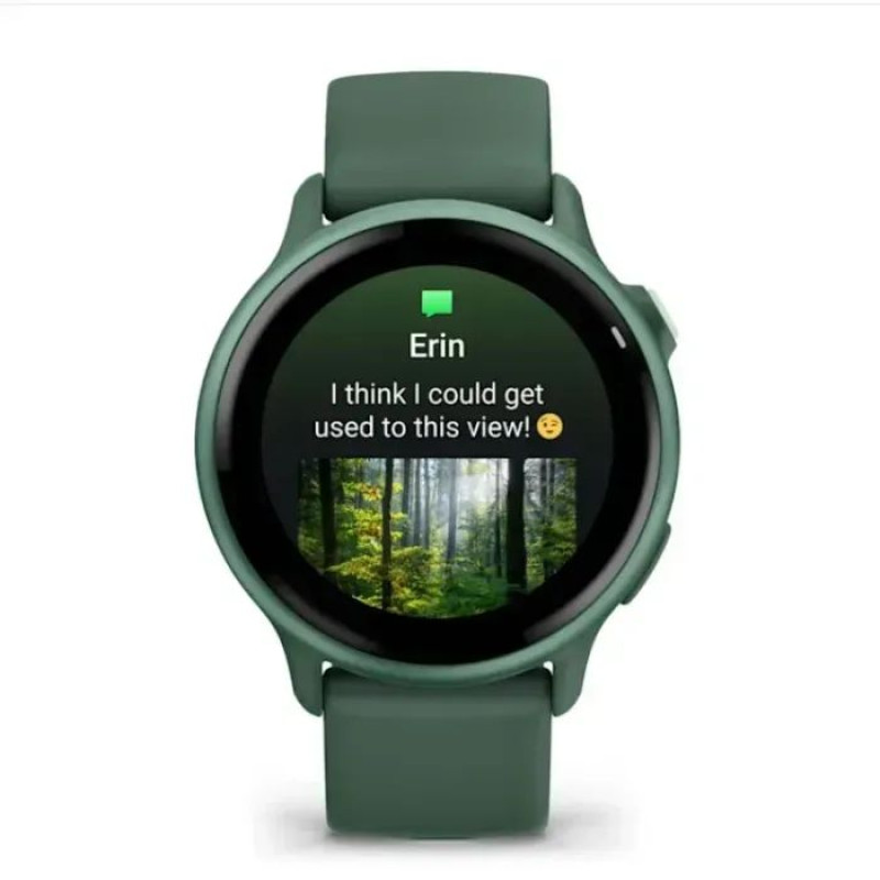 Смарт-годинник Garmin Vivoactive 6 Metallic Jasper Green with Jasper Green Band (010-02985-02/42)