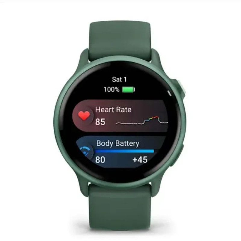 Смарт-годинник Garmin Vivoactive 6 Metallic Jasper Green with Jasper Green Band (010-02985-02/42)