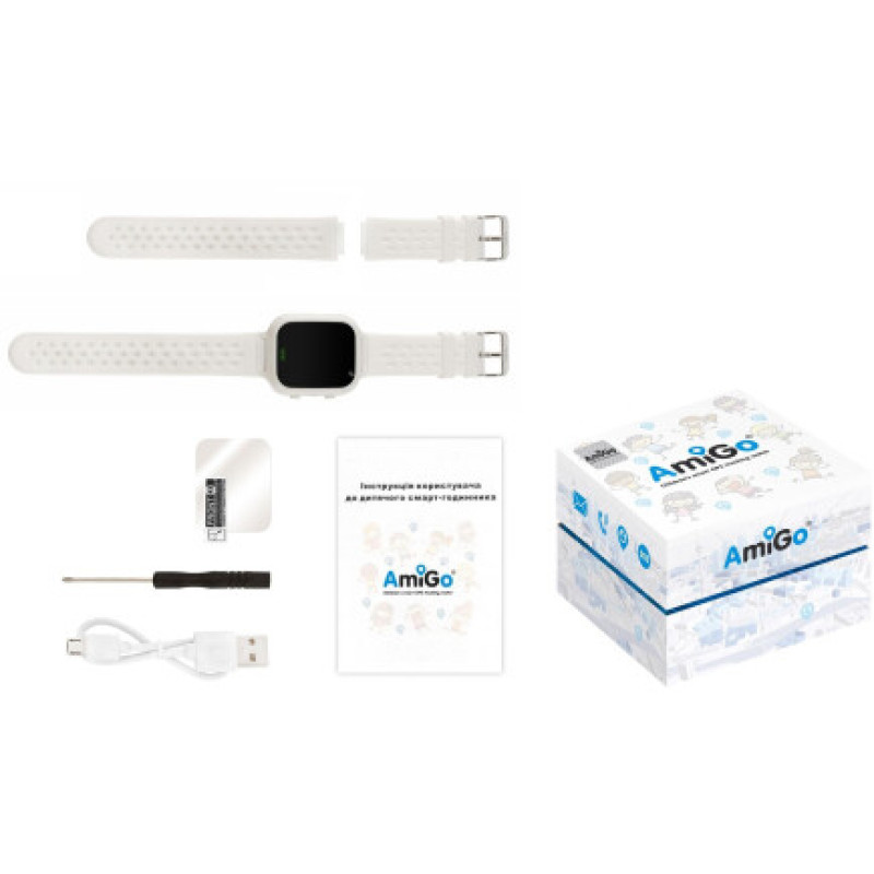 Смарт-годинник Amigo GO009 Білий (996385)