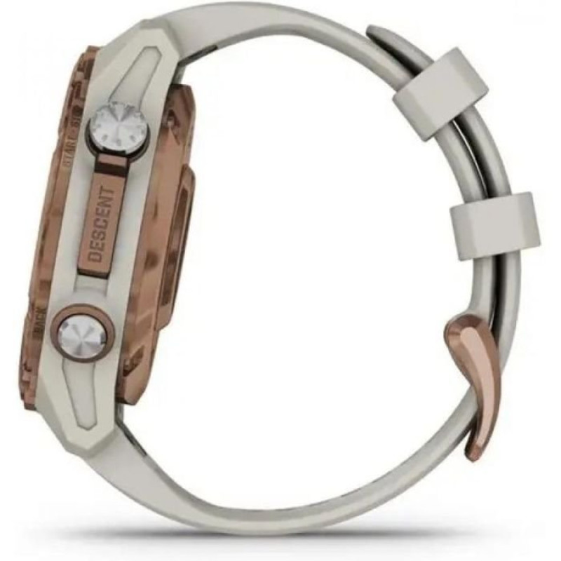 Смарт-годинник Garmin Descen Mk3i – 43 mm Bronze PVD Titanium with French Gray Silicone Band (010-02753-14)