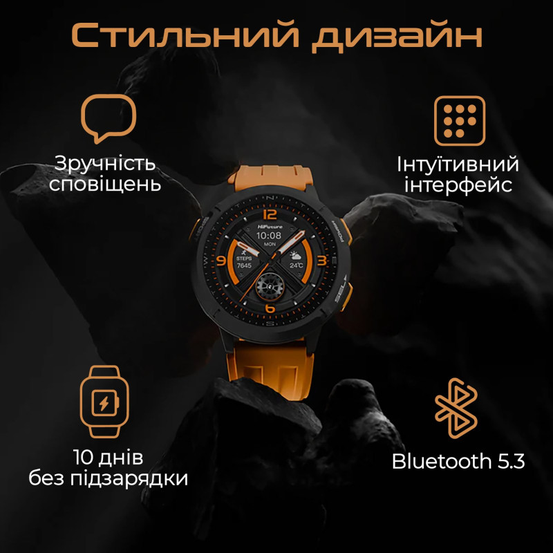 Смарт-годинник HiFuture mix 3 black (mix3.black)