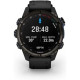 Смарт-годинник Garmin Descent Mk3i 43 mm Carbon Gray DLC Titanium w. Black Silicone Band (010-02753-11)