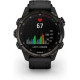Смарт-годинник Garmin Descent Mk3i 43 mm Carbon Gray DLC Titanium w. Black Silicone Band (010-02753-11)