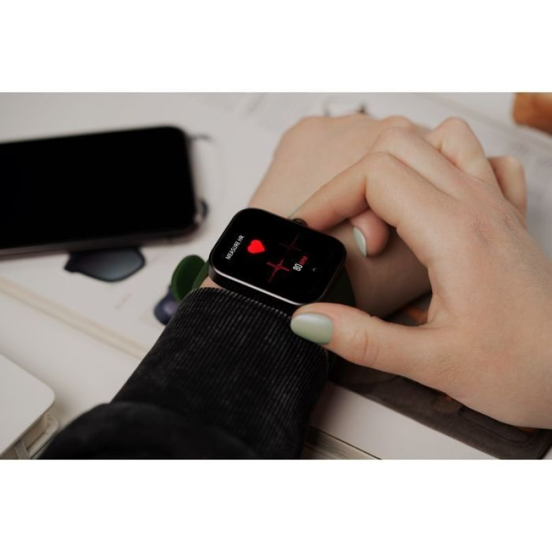 Смарт-годинник 2E Alpha SQ Music Edition (2E-CWW40BKGN-WS)