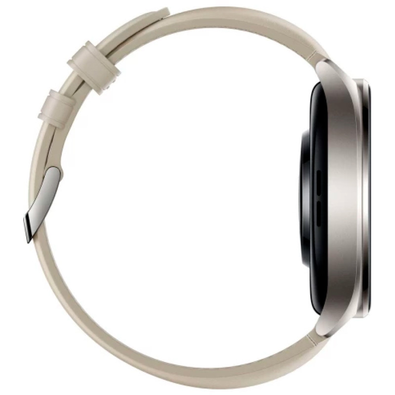 Смарт -години Xiaomi Watch 2 Titan BHR9306GL сірий корпус білий шкіряний ремінь (1093970)