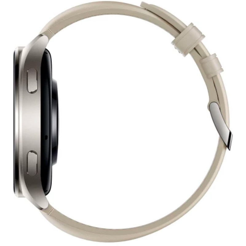 Смарт -години Xiaomi Watch 2 Titan BHR9306GL сірий корпус білий шкіряний ремінь (1093970)