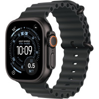 Смарт-годинник Apple Watch Ultra 3 GPS + Cellular 49mm Black Titanium Case with Black Ocean Band (MF0J4QP/A)