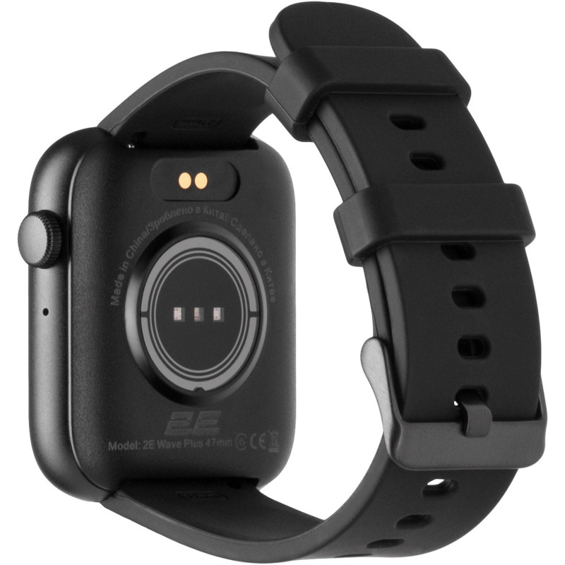 Смарт-годинник 2E Wave Plus 47мм Black (2E-CWW12BK)