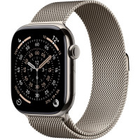 Смарт-годинник Apple Watch Series 11 GPS + Cellular 42mm Natural Tit.Case w.Natural Milanese Loop (MF8P4RK/A)