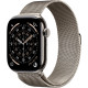 Смарт-годинник Apple Watch Series 11 GPS + Cellular 42mm Natural Tit.Case w.Natural Milanese Loop (MF8P4RK/A)