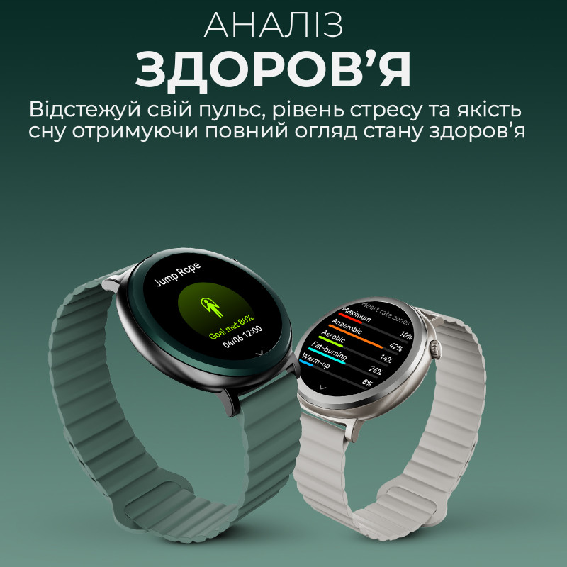 Смарт-годинник HiFuture Aurora Dark Green