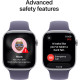 Смарт-годинник Apple Watch Series 11 GPS 46mm Silver Alu. Case w. Purple Fog S. Band - S/M (MEV94RK/A)