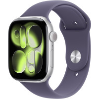 Смарт-годинник Apple Watch Series 11 GPS 46mm Silver Alu. Case w. Purple Fog S. Band - S/M (MEV94RK/A)