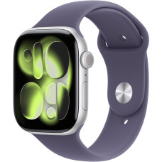 Смарт-годинник Apple Watch Series 11 GPS 46mm Silver Alu. Case w. Purple Fog S. Band - S/M (MEV94RK/A)