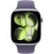 Смарт-годинник Apple Watch Series 11 GPS 46mm Silver Alu. Case w. Purple Fog S. Band - S/M (MEV94RK/A)