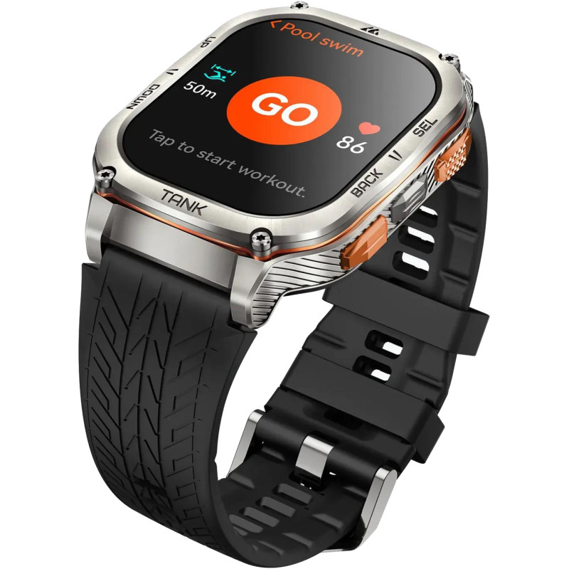 Смарт-годинник KOSPET TANK M3 ULTRA SILVER