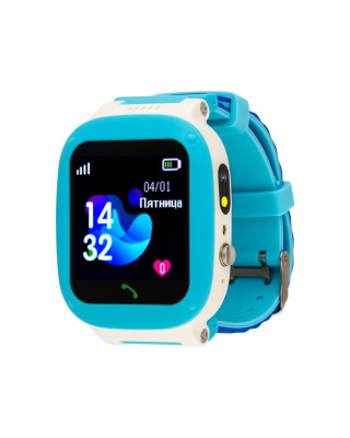 Дитячий смарт-годинник AmiGo GO004 Splashproof Camera+LED Blue